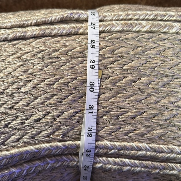 Brentwood Elegant Woven Lumber Accent Pillow - Tan - Picture 5 of 6